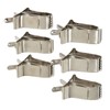 6pcs Parrot Fruit Vegetable Clips Stainless Steel Bird Cage Feeder