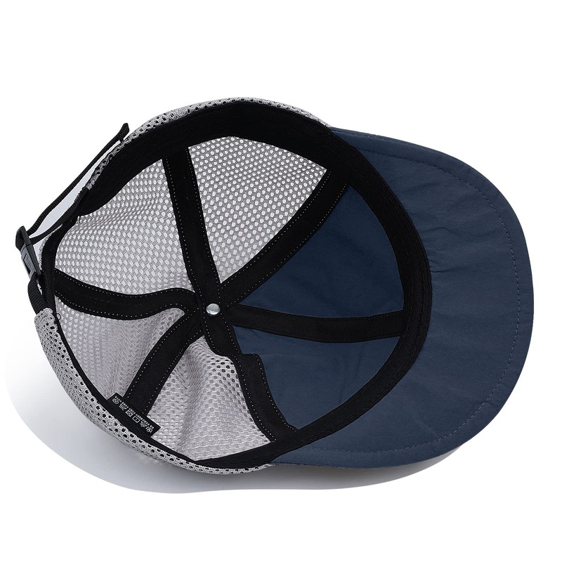 Clakllie Mesh Baseball Cap Nylon Short Brim Cap Summer Breathable