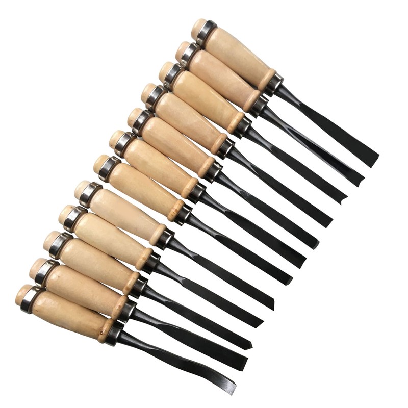 Wood Carving Chisel Set Polished Comfortable Hand Feel Practical Portable