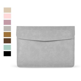 KALIDI 12-13 inch Laptop Sleeve Case Faux Suede Leather for 12 13 13.3 13.5 inches MacBook Air Pro Retina 12"-13.5" Surface Pro
