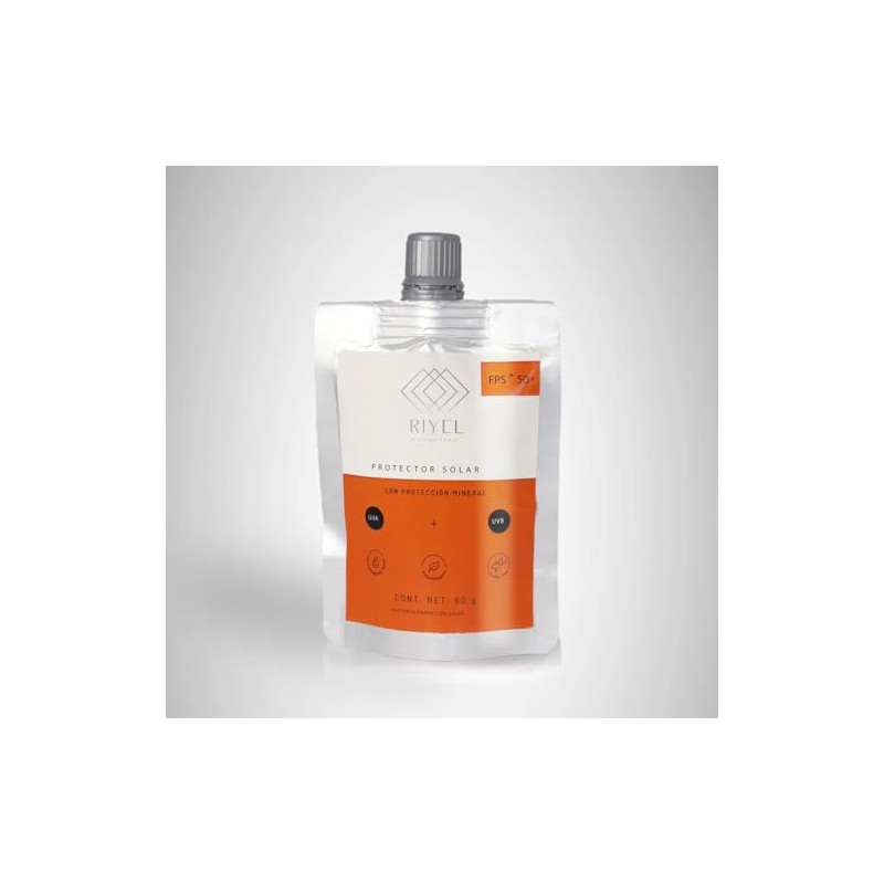 RIYEL BLOQUEADOR SOLAR 50+ FILTROS MINERALES 60 G.
