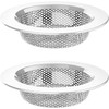 Tomario 2 Pack Stainless Steel Kitchen Sink Strainer, Standard Sink
