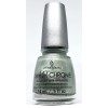 China Glaze Nail Polish Wrinkling The Sheets 1268 Crinkled Chrome Green Lacquer