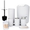 FEILANDUO Bathroom Accessories Sets Complete, 8 Pcs Bathroom Accessory Set