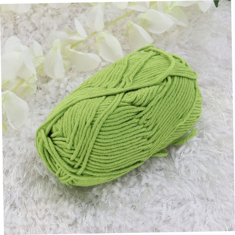 Tofficu 5 Rolls Cotton Yarn for Knitting and Crochet Soft