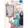 SPECIAL NIECE BIRTHDAY CARD****SENTIMENTAL KEEPSAKE CARD***9 X 6 INCHES***1ST CLASS
