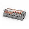 DIYCUT Pack of 10 DIN Rail Terminal Blocks, Grey DIN