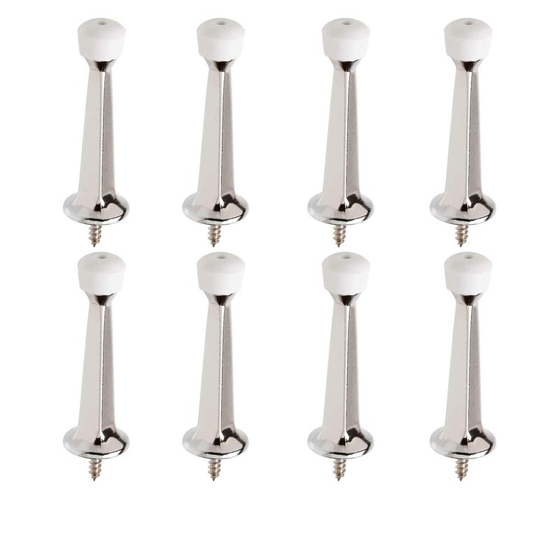 Liberty Premium Door Stoppers Metal Solid Rigid Door Stop Brushed