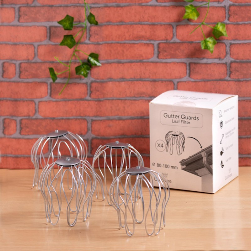 CULTIVEA - Gutter Screen Made of Galvanised Steel (80 mm
