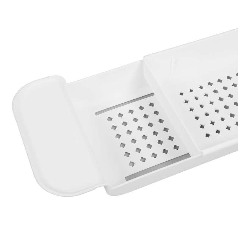 Expandable Bath Shelf Multi Function Storage Adjustable Bathtub Caddy Tray