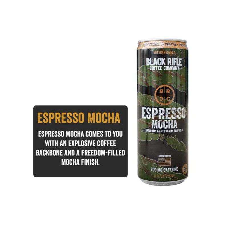 Black Rifle Coffee Company RTD (Espresso Mocha, 11 Fl Oz