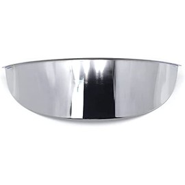 HASkulle Headlight Trim Ring Decorate Visor Chrome 7 Inches Headlamp Headlight Visor Compatible with 1984-2016 for Harley Davidson Parts 7 Inches Headlamp Softail Slim Street Glide Road King, Silver