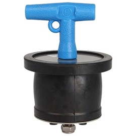 Faderr Stainless Steel Pipe Plug, Compatible with Mechanical Testing, Sealing and Cleaning, Pipe Plug Anti-Back, Wintering, Pool Cleaning, Pipe Plug, Marine Boat Drain Plug