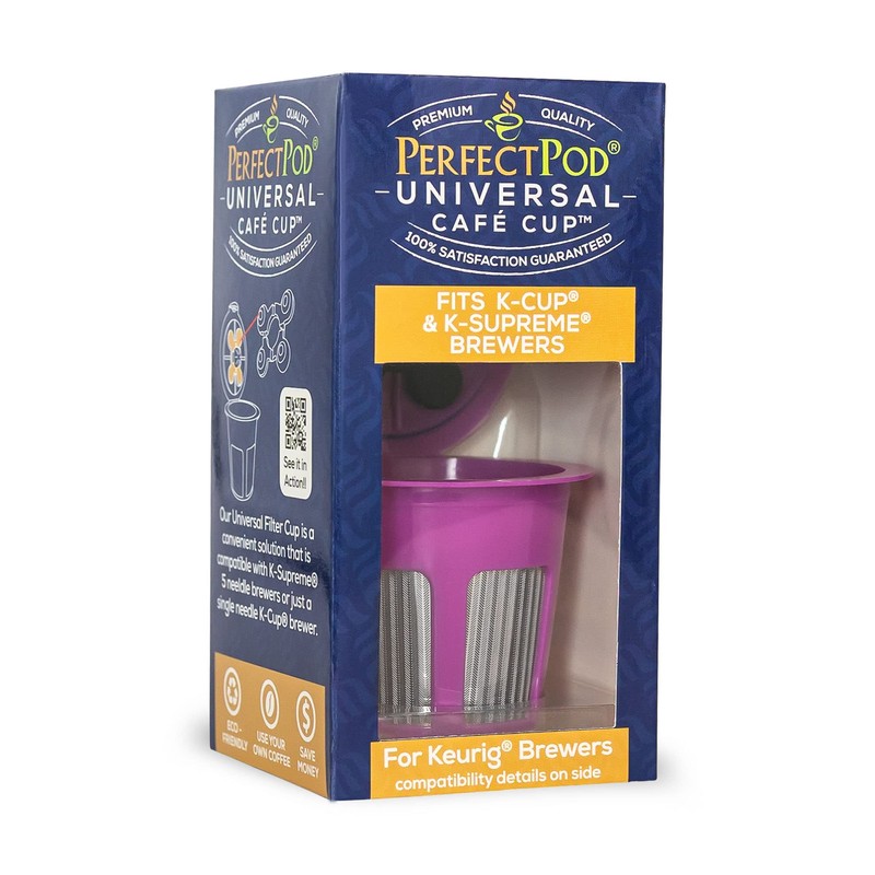 Perfect Pod Universal Café Cup, Reusable Coffee Pod for Keurig,