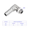 M METERXITY Hose Fitting - 90 Degree Angle Nickel Plated