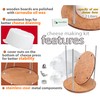 PetriStor Wooden Cheese Press for Cheese Making Supplies Diameter 11