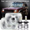QULOOX Fit Ford Ranger 1983-1988 Pair 7X6"inch H4 6000K LED