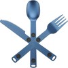 Magnetic Camping Utensil Set, Travel Cutlery Set, Knife, Fork &