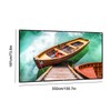 150 Inch Projector Screen 16:9 HD 4K Foldable Portable Double