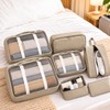 7-Piece Travel Packing Cubes Set – Foldable Luggage Organizer Bags