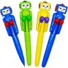 Maydahui 4-Piece Stylish Boxing Robot Ballpoint Pen, 0.04 inch (1.0