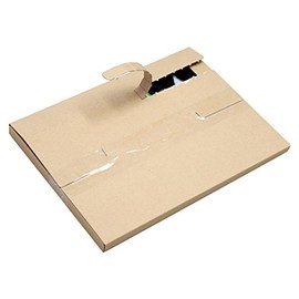 Earth Cardboard ID0082 Cardboard, Compatible with Kuroneko DM Services, Set of 300, A4, Thickness 0.8 inches (2 cm), Zipper Processing Included