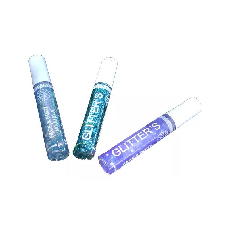 Natural Girl 3 Glitter Para Ojos Cuerpo Maquillaje Fiestas Festivales