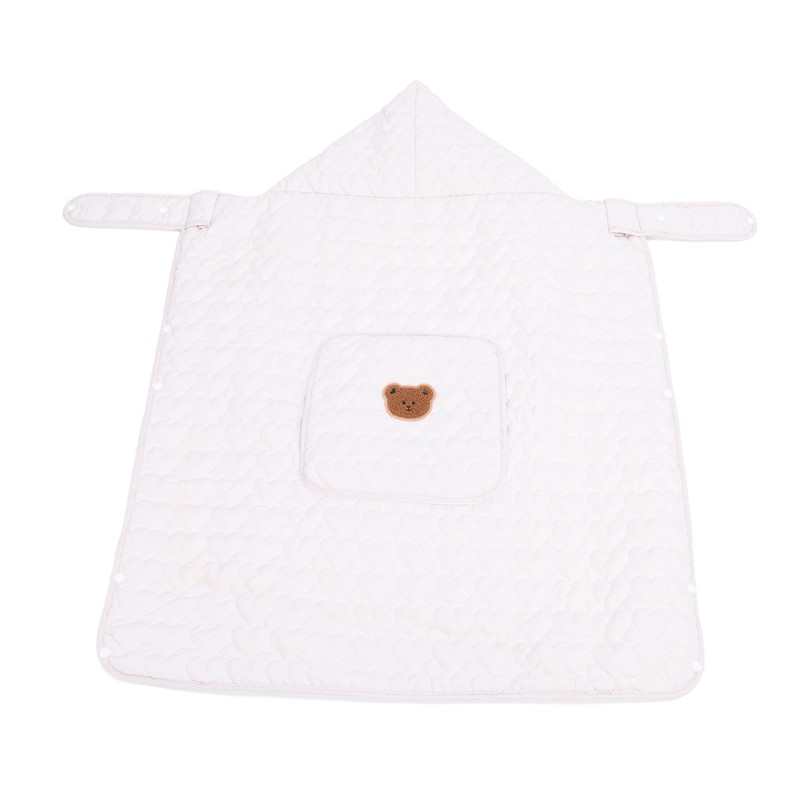 Hooded Toddler Blanket Keep Warm Wind Proof Thickened Cotton Flannel