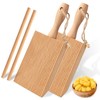 2 Pack Garganelli Stripper and Gnocchi Pasta Board Natural No