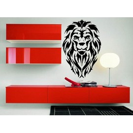 Lion Mane King of Jungle Wall Mural Vinyl Art Sticker p189