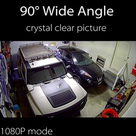 honic Clear Night Vision 2MP 90° Wide Angle (AHD TVI CVI 960H) Dome 1080P CCTV Camera (Indoor Use Only, ABS Not Metal)