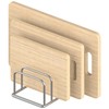 KORRTFID Cutting Board Organizer Stand Holder,304 Stainless Steel Chopping Board