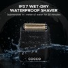 COCCO IMPACTO Foil Shaver for Men, Triple Gold Foil Electric