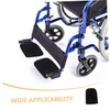 Ipetboom Wheelchair Footrest Covers for Seniors 4 Pack Protective Footrest