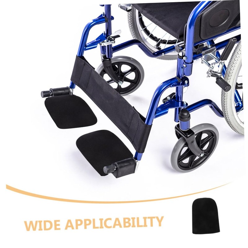 Ipetboom Wheelchair Footrest Covers for Seniors 4 Pack Protective Footrest