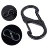 SZXMDKH Pack of 25 S Carabiners - Metal Double Carabiner