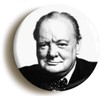 Ozorath WINSTON CHURCHILL BADGE BUTTON PIN (Size is 1inch/25mm diameter)