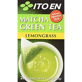 Ito En Matcha Green Tea Bags, Lemongrass, 20 Count (Pack of 8)
