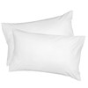100% Pure Cotton Housewife Pillow Cases (x2) by Euphoric Bedding
