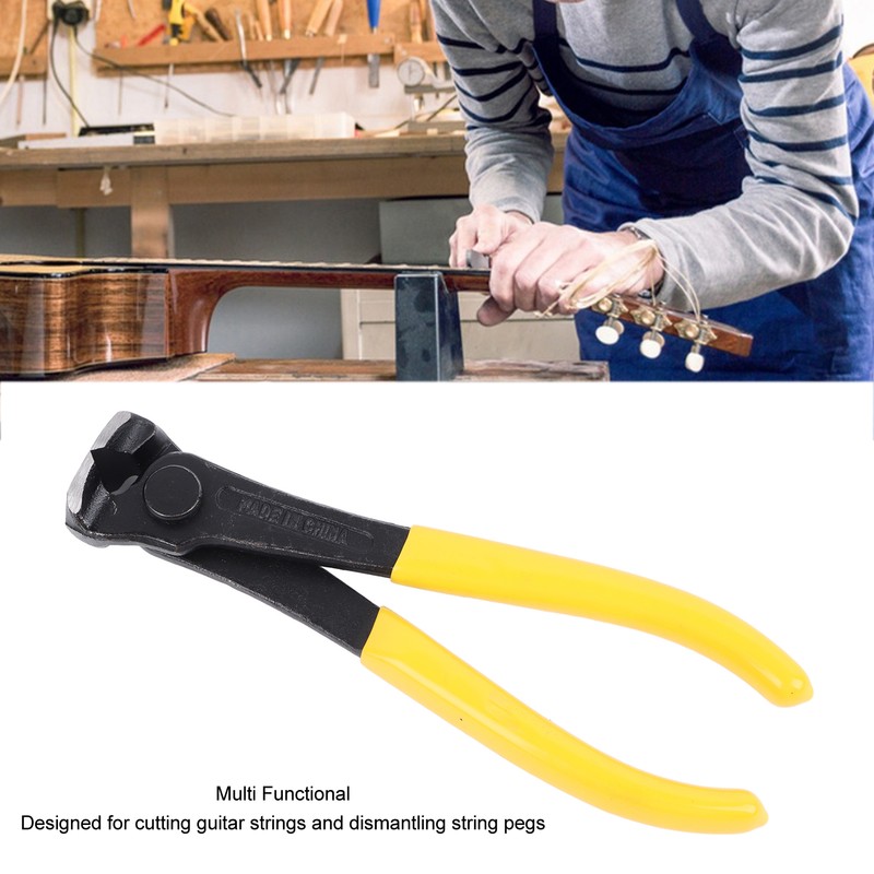 Guitar Fret String Pliers 6 Inch Precise Cut Comfortable Grip