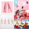 Mini Clothespins Clothes Pins 60Pcs 1.4 inch for Party Decorations(Pink