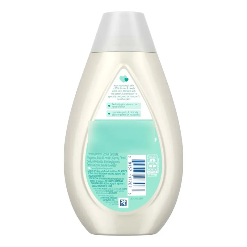Gel De Baño Y Champú Johnson's Cottontouch 400 Ml Newborn