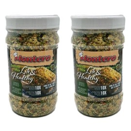 Montero Sofrito Mix 3.5oz (2 Pack) - Dry Veggies & Spices Cooking Base - Salt & MSG Free - Natural Ingredients - Lite & Healthy
