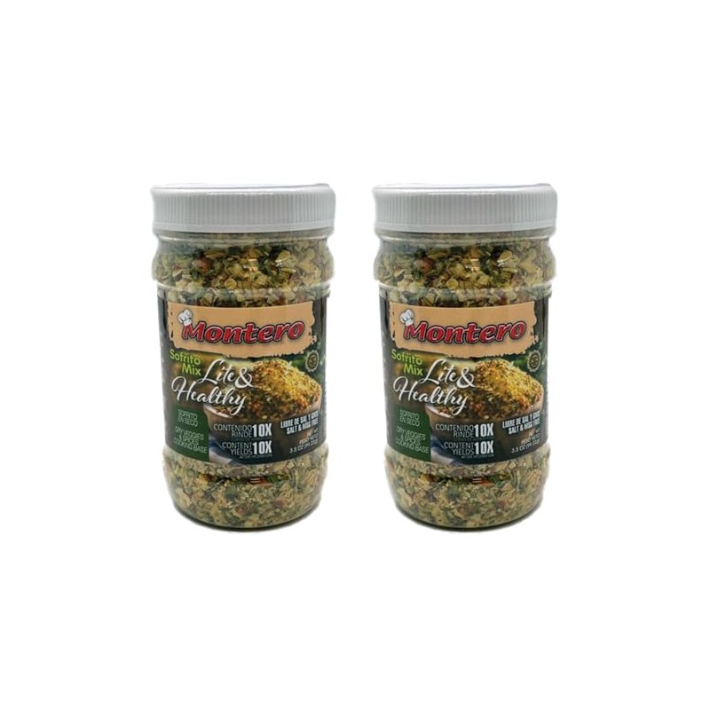 Montero Sofrito Mix 3.5oz (2 Pack) - Dry Veggies &