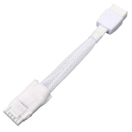 Cable de alimentación industrial de 8 pines a 16 pines para tarjetas gráficas de la serie 40 terminales soldados y cable GPU de manga trenzada