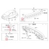 Rexka 10pcs Bumper Cover Mud Guard Rocker Molding Screw Bolt