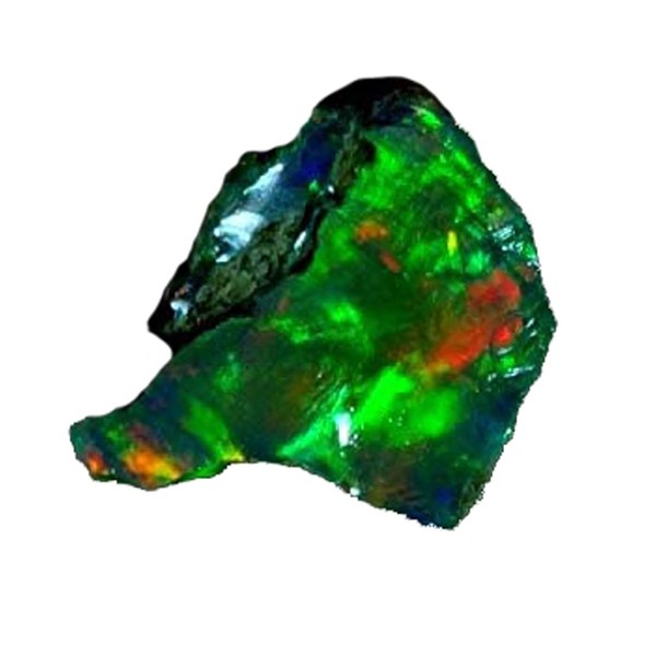 Qualitygems Aurora Opal Rough Black Opal Rough Large Raw Opal Raw Uncut Opal Gemstone Jewelry Emerald Ring Gemstone Rings Green Stone02.70Cts. Natural Ethiopian Multi Fire 11X13X05Mm Gemstones Sm17-18