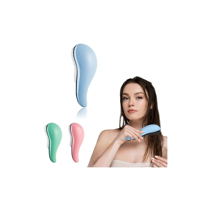 Peine Desecante, Adecuado para Cabello Rizado, Liso, Seco O Mojado,