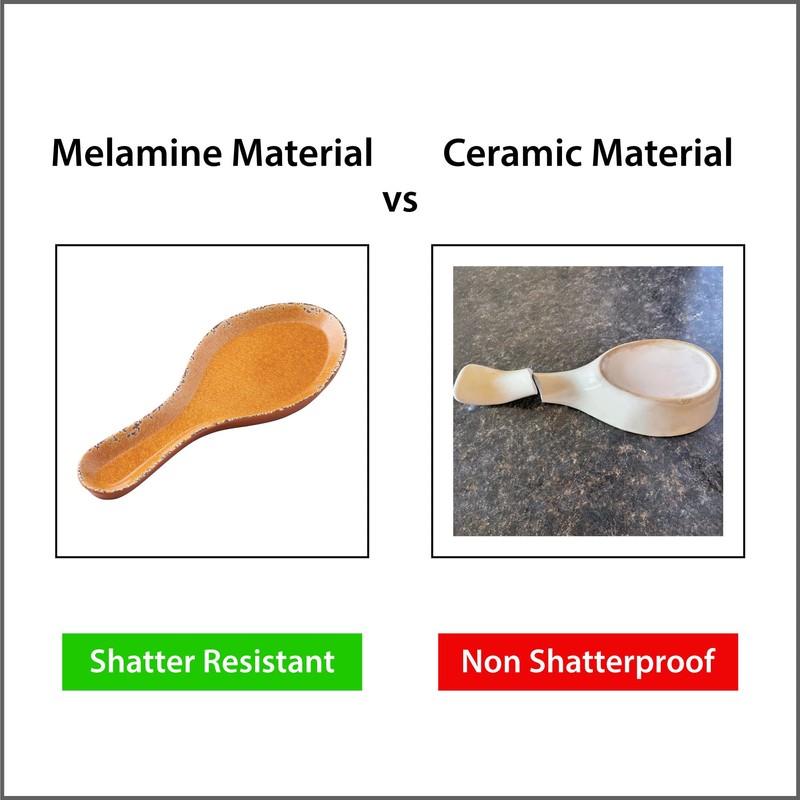 UPware Melamine Spoon Rest Spoon Holder Kitchen Utensil Holders 9.625