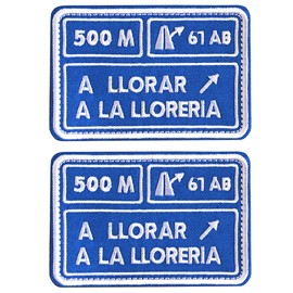 AXEN A Liorar A La Lioreria Patches, Style 1, Pack of 2
